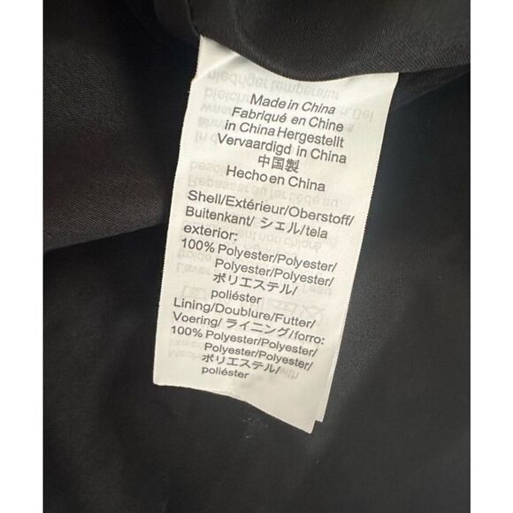 J Crew size 4 black Ruffle Pintuck Dress long sleeve - Picture 15 of 15